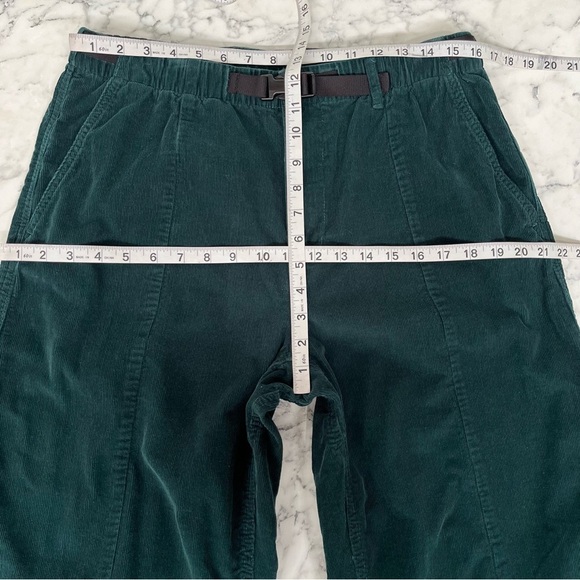 North Face Women's Cord Easy Pants Corduroy Wide Leg Crop Ponderosa Green Large - Picture 11 of 16
